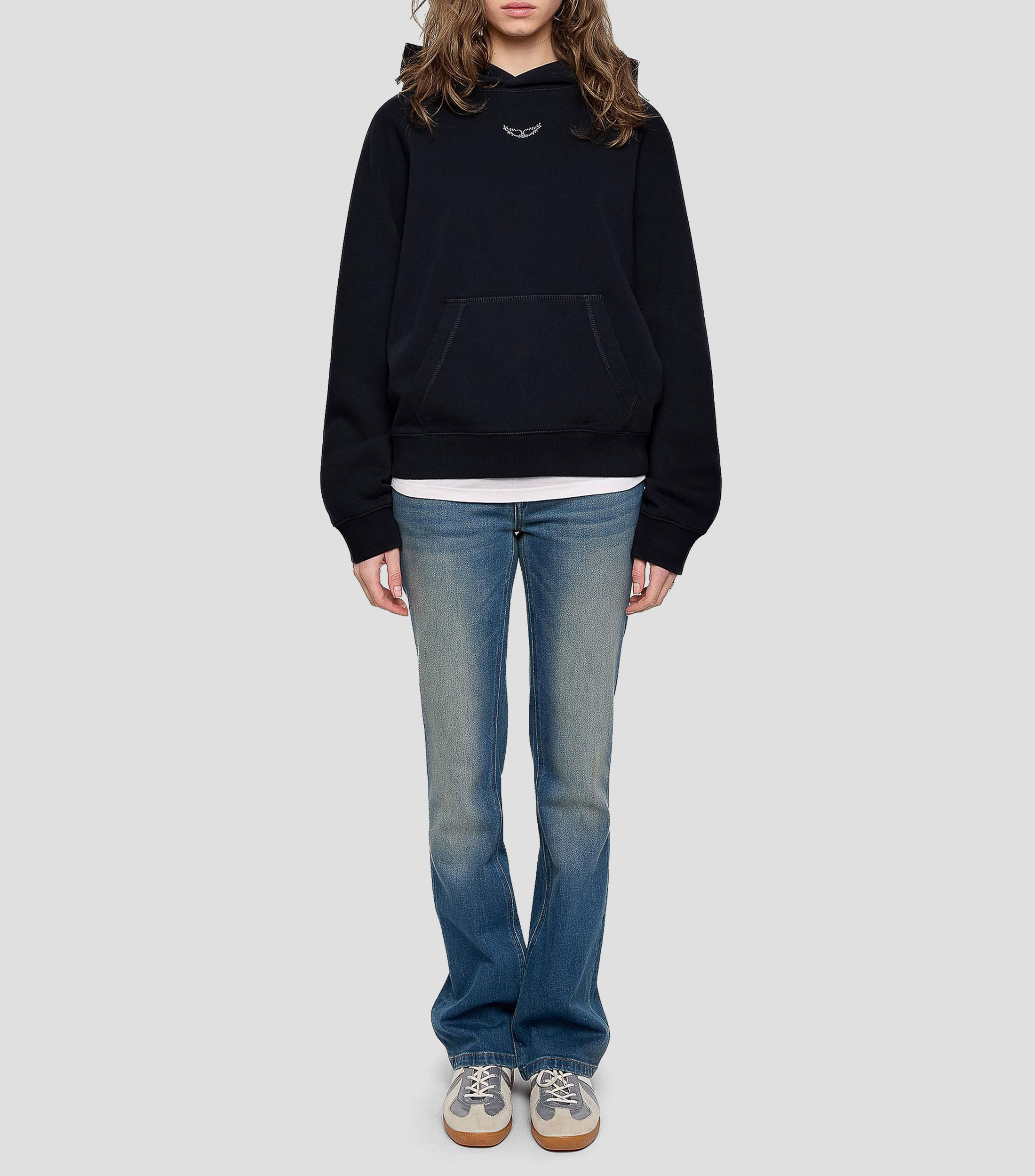 Sudadera canguro con capucha Mujer